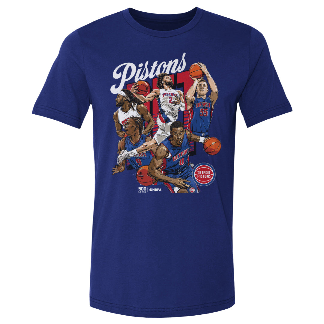 Detroit Pistons Men's Cotton T-Shirt | 500 LEVEL