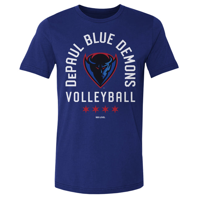 DePaul Blue Demons Men's Cotton T-Shirt | 500 LEVEL