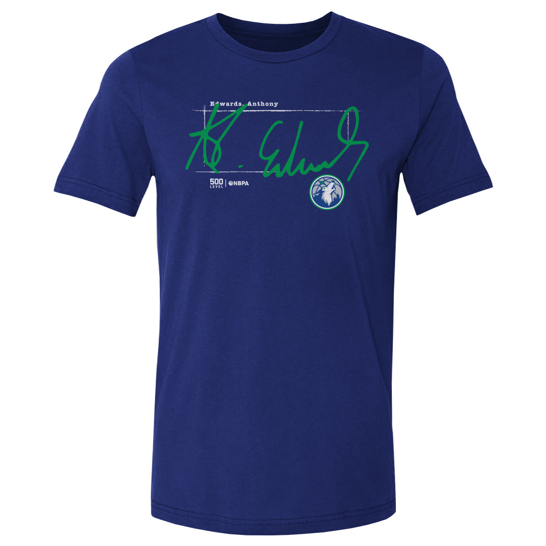 Anthony Edwards Men's Cotton T-Shirt | 500 LEVEL
