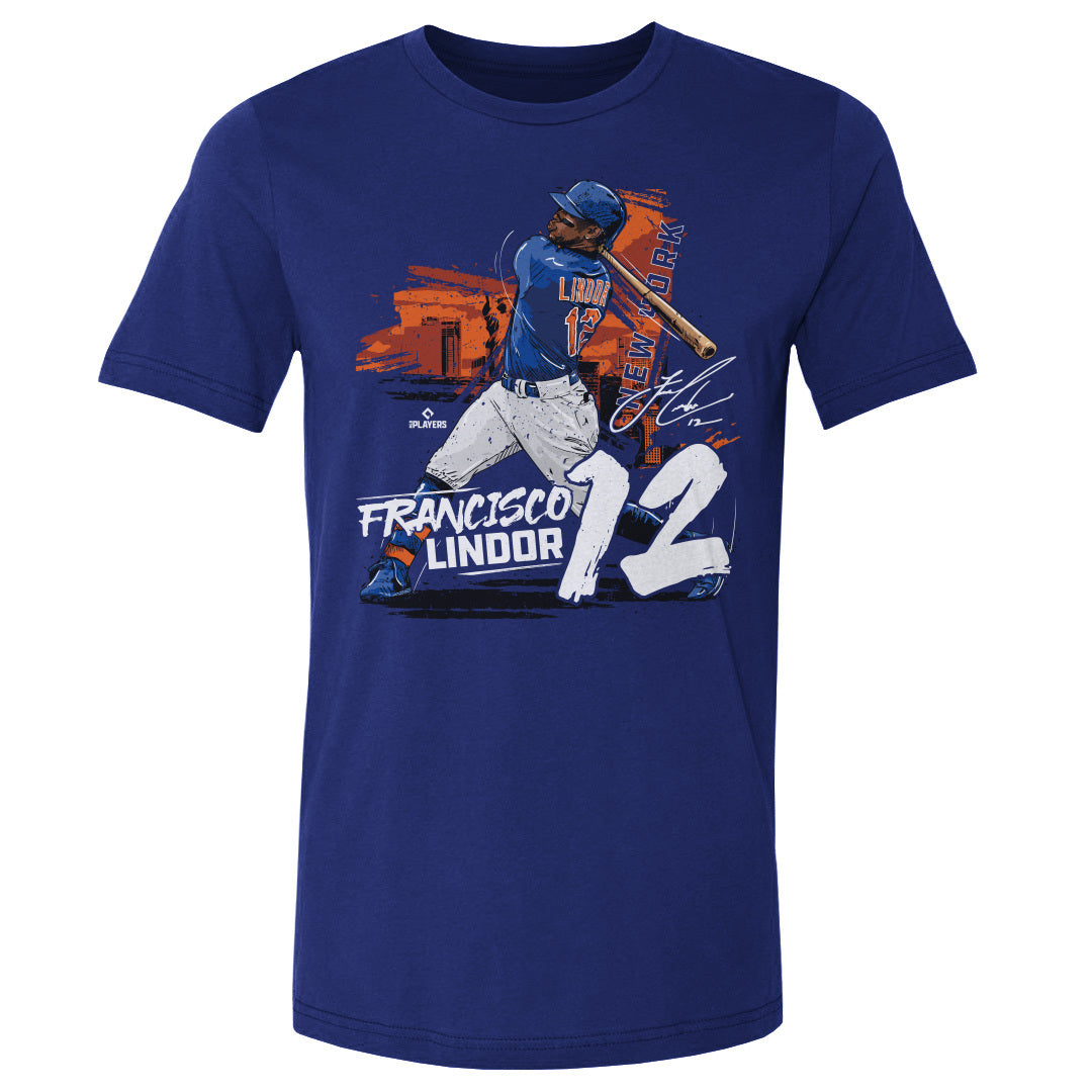 Francisco Lindor Men's Cotton T-Shirt | 500 LEVEL
