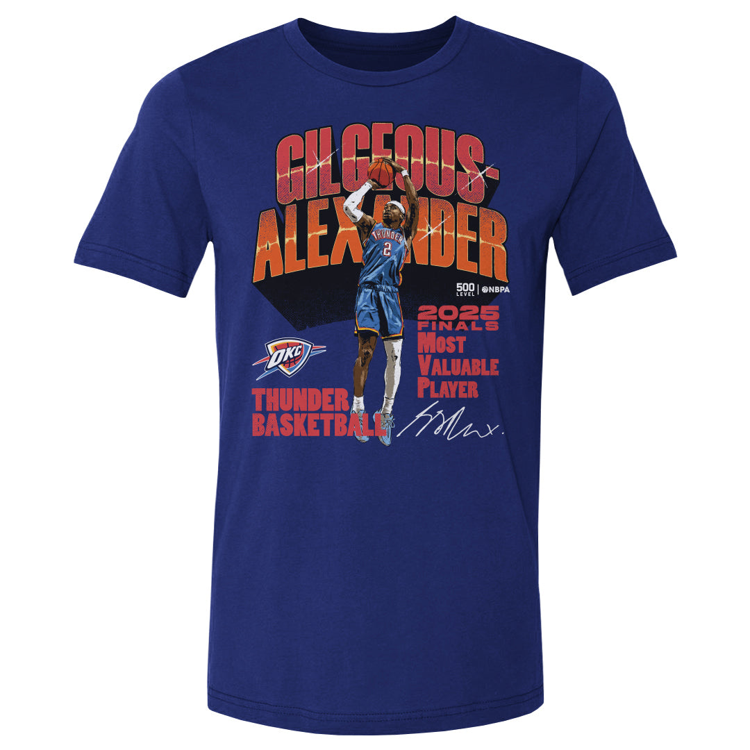 Shai Gilgeous-Alexander Men's Cotton T-Shirt | 500 LEVEL