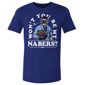 Malik Nabers Men's Cotton T-Shirt | 500 LEVEL