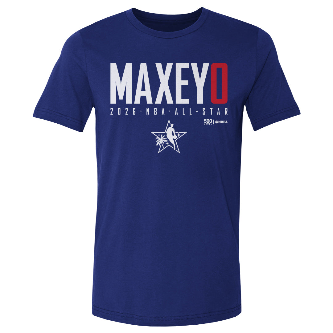 Tyrese Maxey Men's Cotton T-Shirt | 500 LEVEL