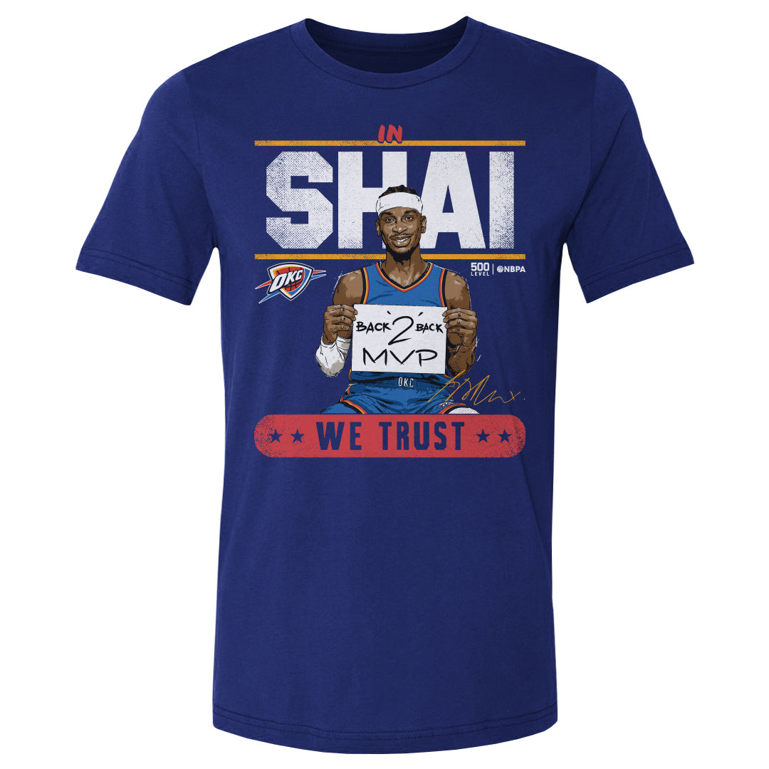 Shai Gilgeous-Alexander Men's Cotton T-Shirt | 500 LEVEL