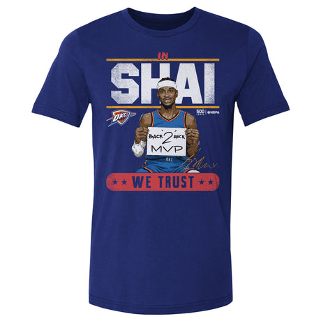 Shai Gilgeous-Alexander Men's Cotton T-Shirt | 500 LEVEL