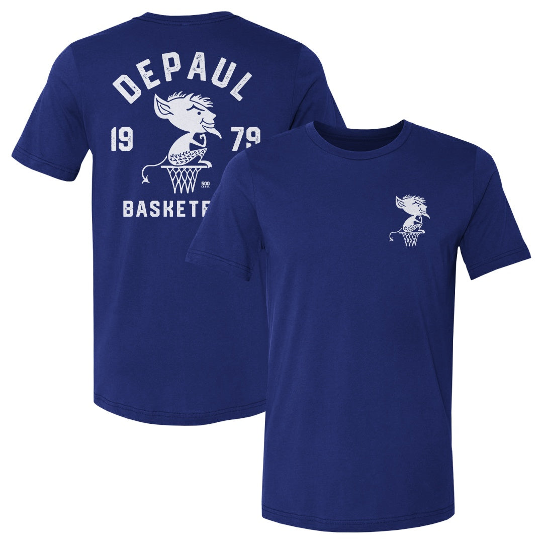 DePaul Blue Demons Men's Cotton T-Shirt | 500 LEVEL
