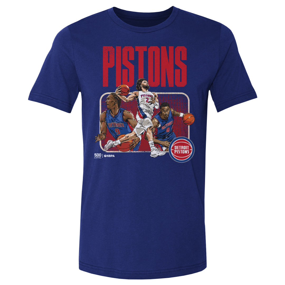 Detroit Pistons Men's Cotton T-Shirt | 500 LEVEL