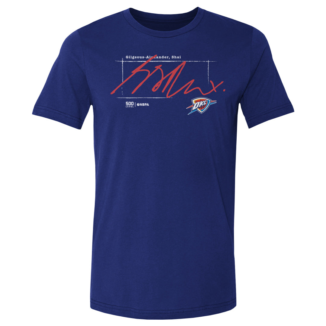 Shai Gilgeous-Alexander Men's Cotton T-Shirt | 500 LEVEL
