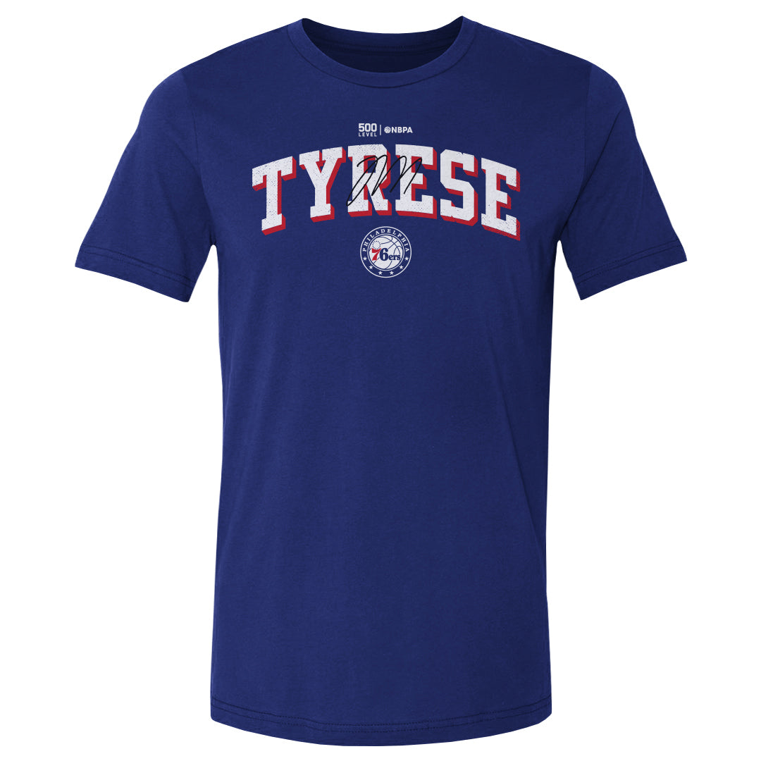 Tyrese Maxey Men's Cotton T-Shirt | 500 LEVEL