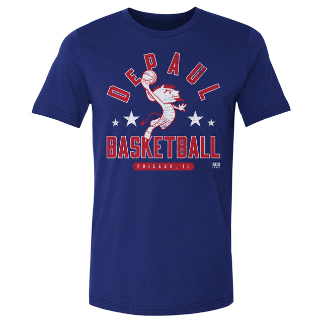 DePaul Blue Demons Men's Cotton T-Shirt | 500 LEVEL