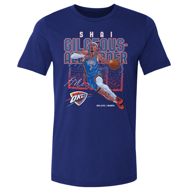 Shai Gilgeous-Alexander Men's Cotton T-Shirt | 500 LEVEL