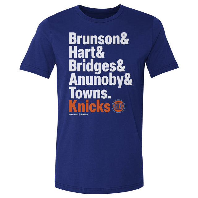 New York Knicks Men's Cotton T-Shirt | 500 LEVEL