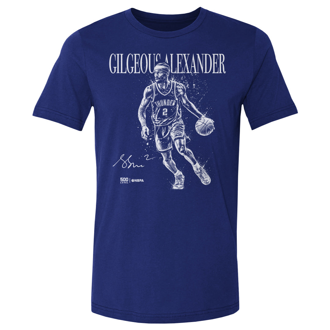 Shai Gilgeous-Alexander Men's Cotton T-Shirt | 500 LEVEL