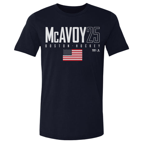 Charlie McAvoy Men's Cotton T-Shirt | 500 LEVEL