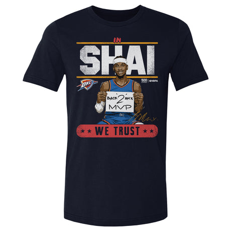 Shai Gilgeous-Alexander Men's Cotton T-Shirt | 500 LEVEL