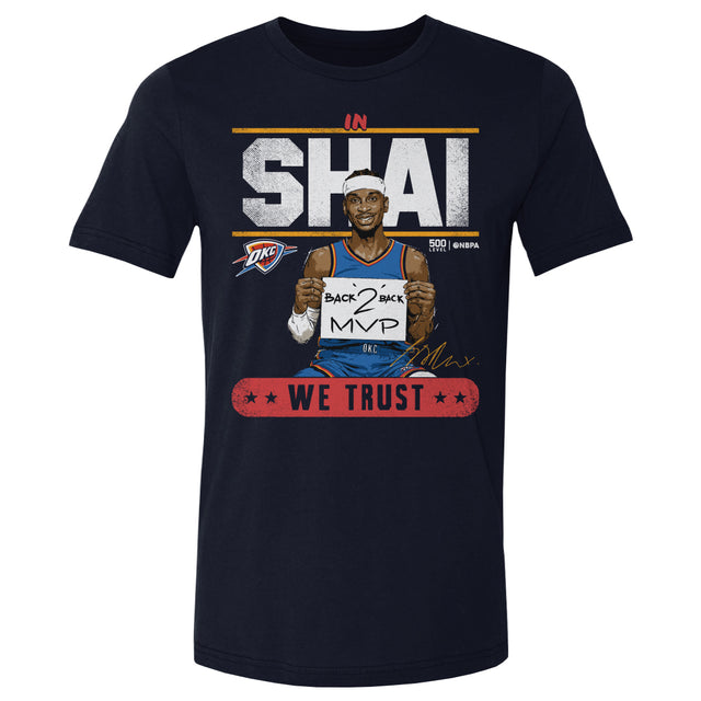 Shai Gilgeous-Alexander Men's Cotton T-Shirt | 500 LEVEL