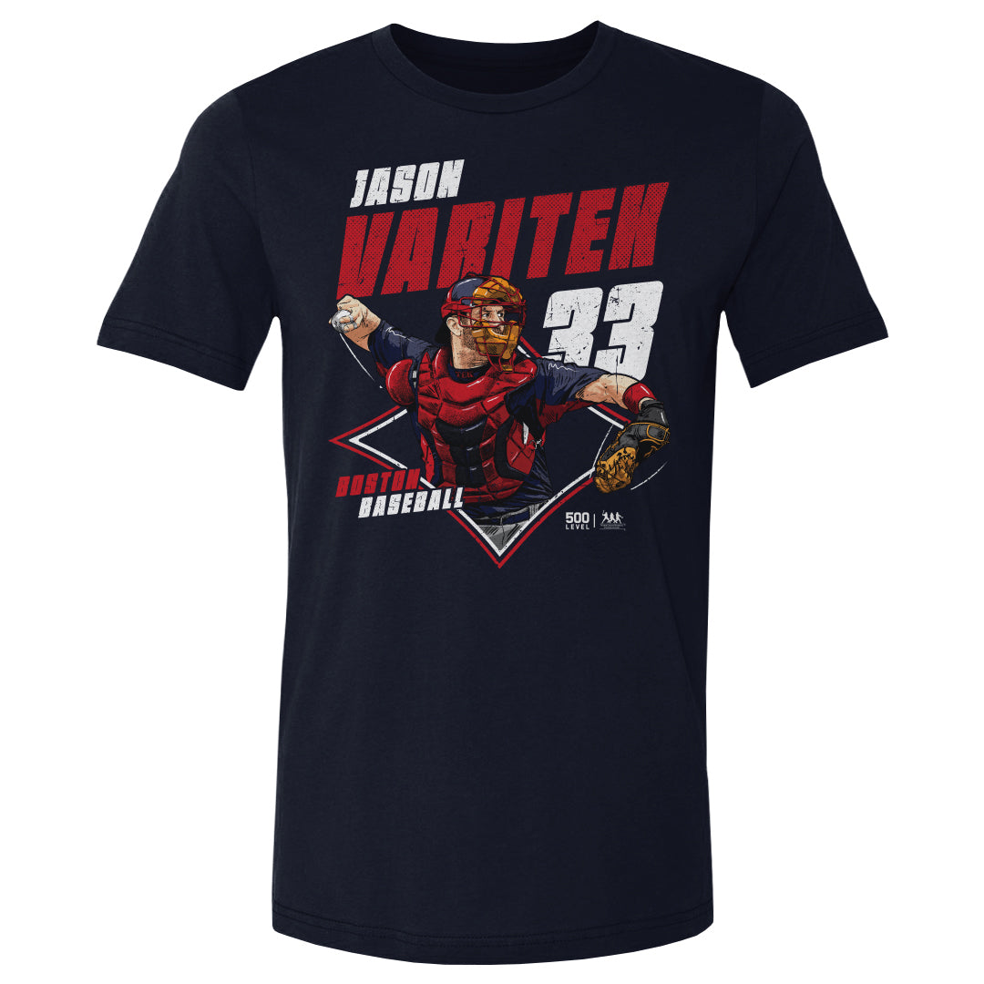 Jason Varitek Men's Cotton T-Shirt | 500 LEVEL