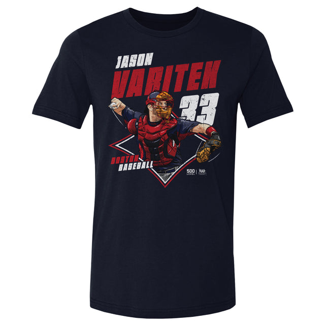 Jason Varitek Men's Cotton T-Shirt | 500 LEVEL