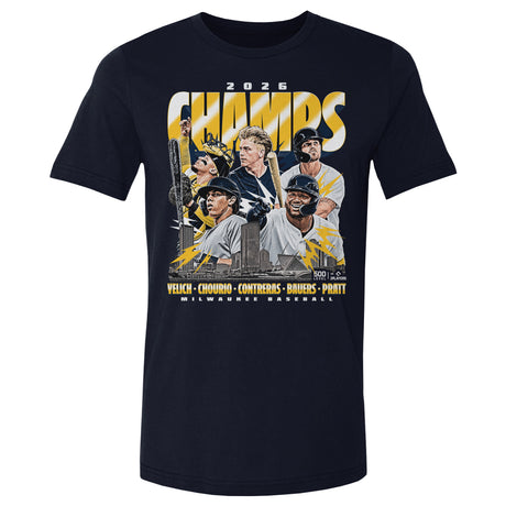 Milwaukee Baseball Men's Cotton T-Shirt | 500 LEVEL