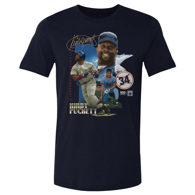 Kirby Puckett Men's Cotton T-Shirt | 500 LEVEL
