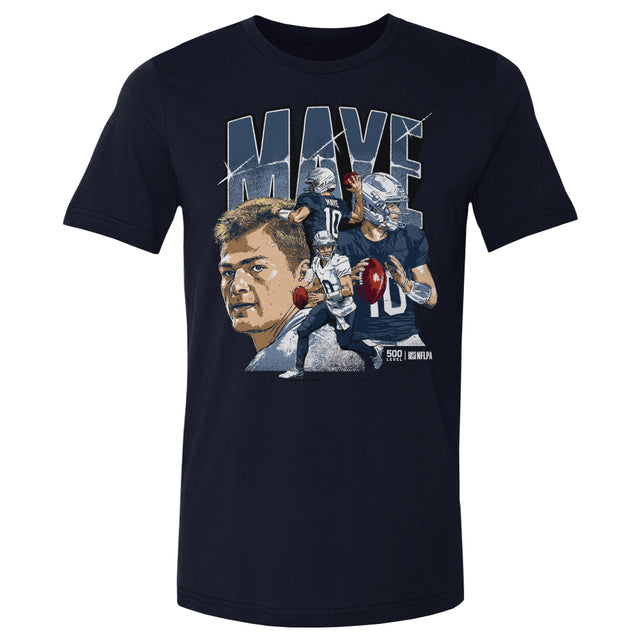 Drake Maye Men's Cotton T-Shirt | 500 LEVEL