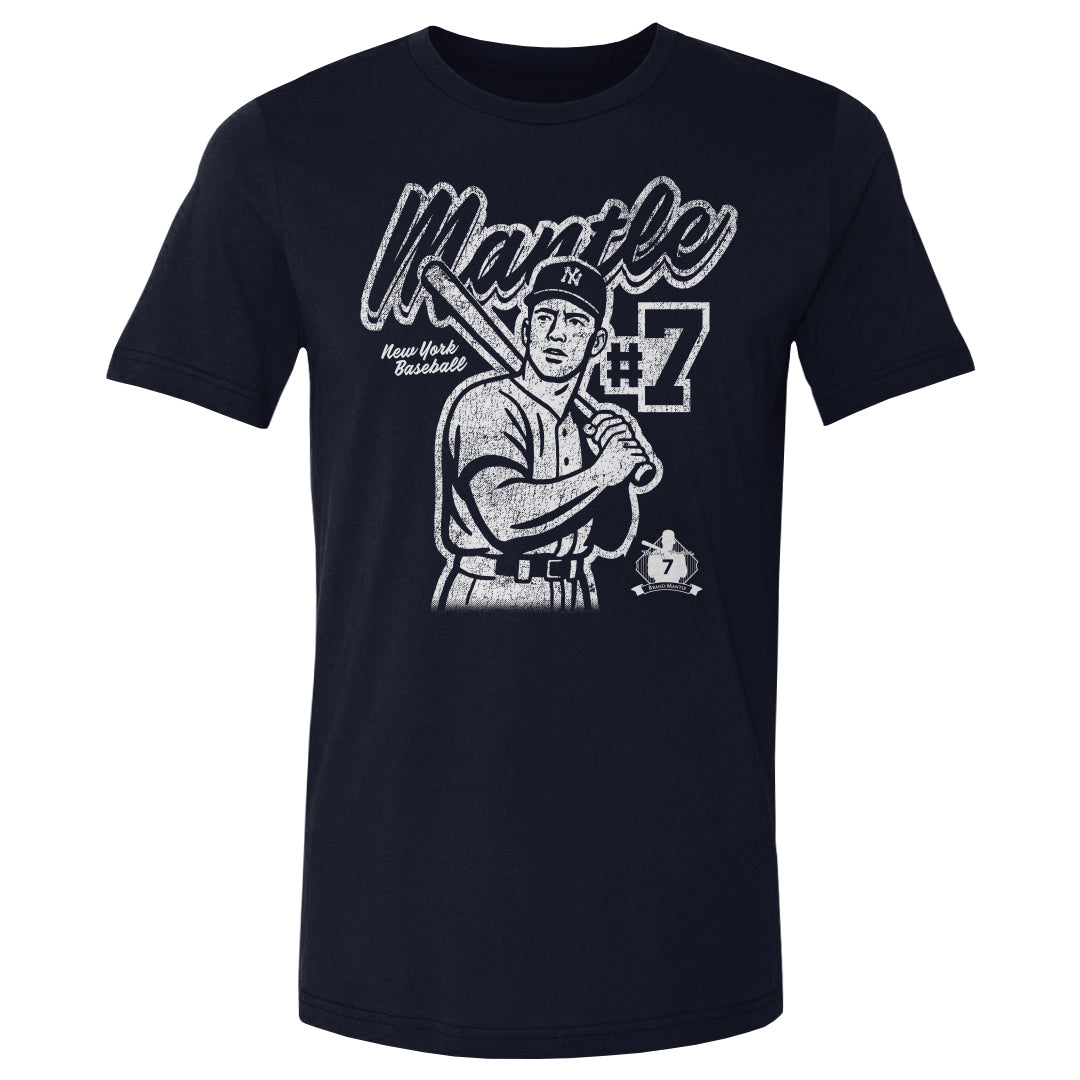 Mickey Mantle Men's Cotton T-Shirt | 500 LEVEL