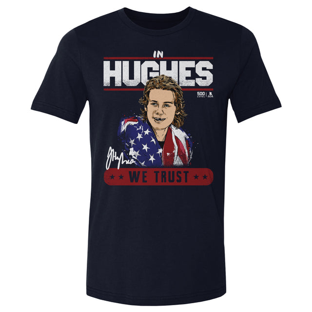 Jack Hughes Men's Cotton T-Shirt | 500 LEVEL