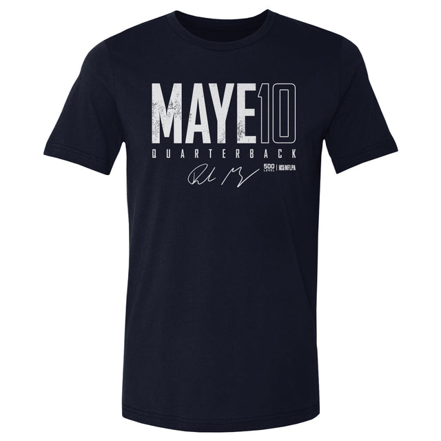Drake Maye Men's Cotton T-Shirt | 500 LEVEL