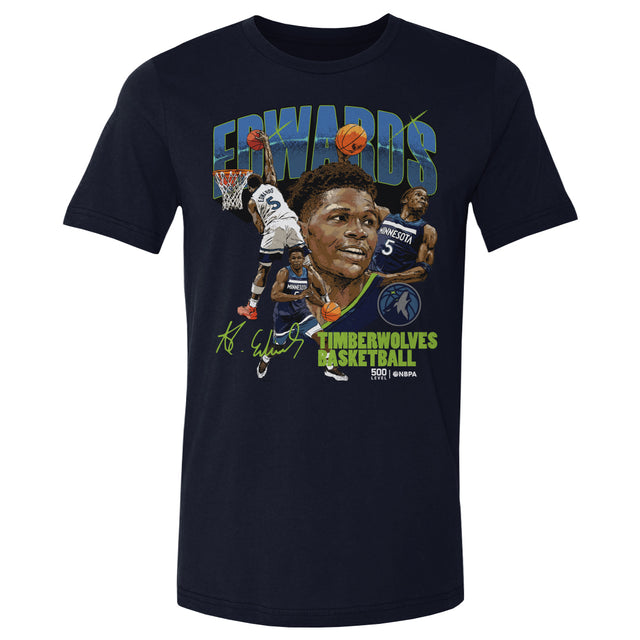Anthony Edwards Men's Cotton T-Shirt | 500 LEVEL