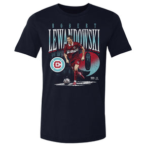Robert Lewandowski Men's Cotton T-Shirt | 500 LEVEL