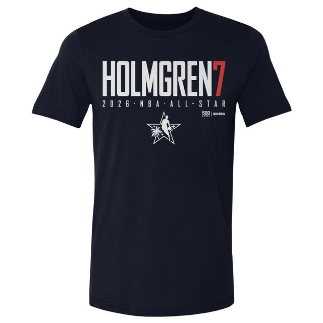 Chet Holmgren Men's Cotton T-Shirt | 500 LEVEL