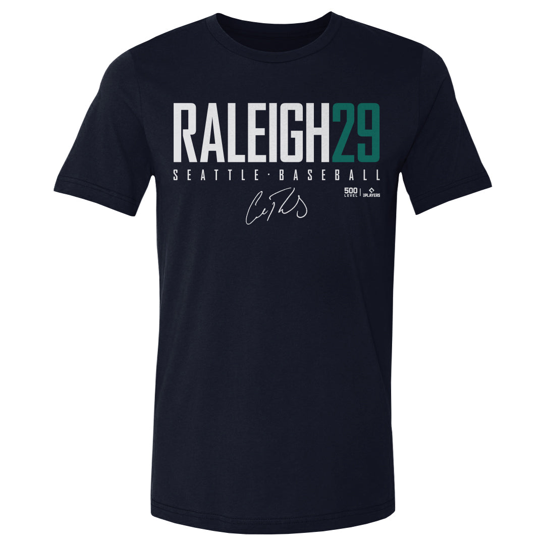 Cal Raleigh Men's Cotton T-Shirt | 500 LEVEL