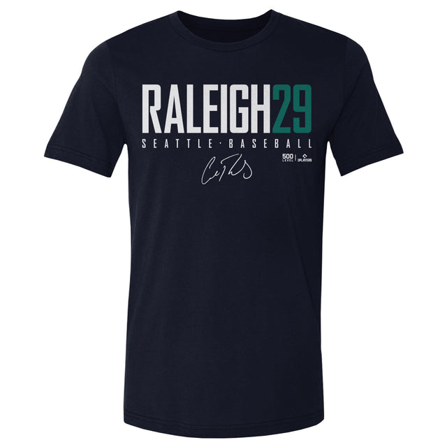 Cal Raleigh Men's Cotton T-Shirt | 500 LEVEL