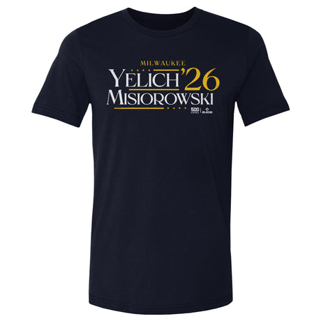 Christian Yelich Men's Cotton T-Shirt | 500 LEVEL