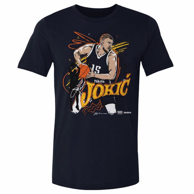 Nikola Jokic Men's Cotton T-Shirt | 500 LEVEL
