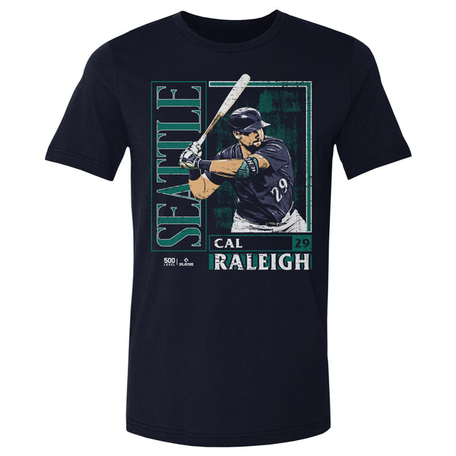 Cal Raleigh Men's Cotton T-Shirt | 500 LEVEL