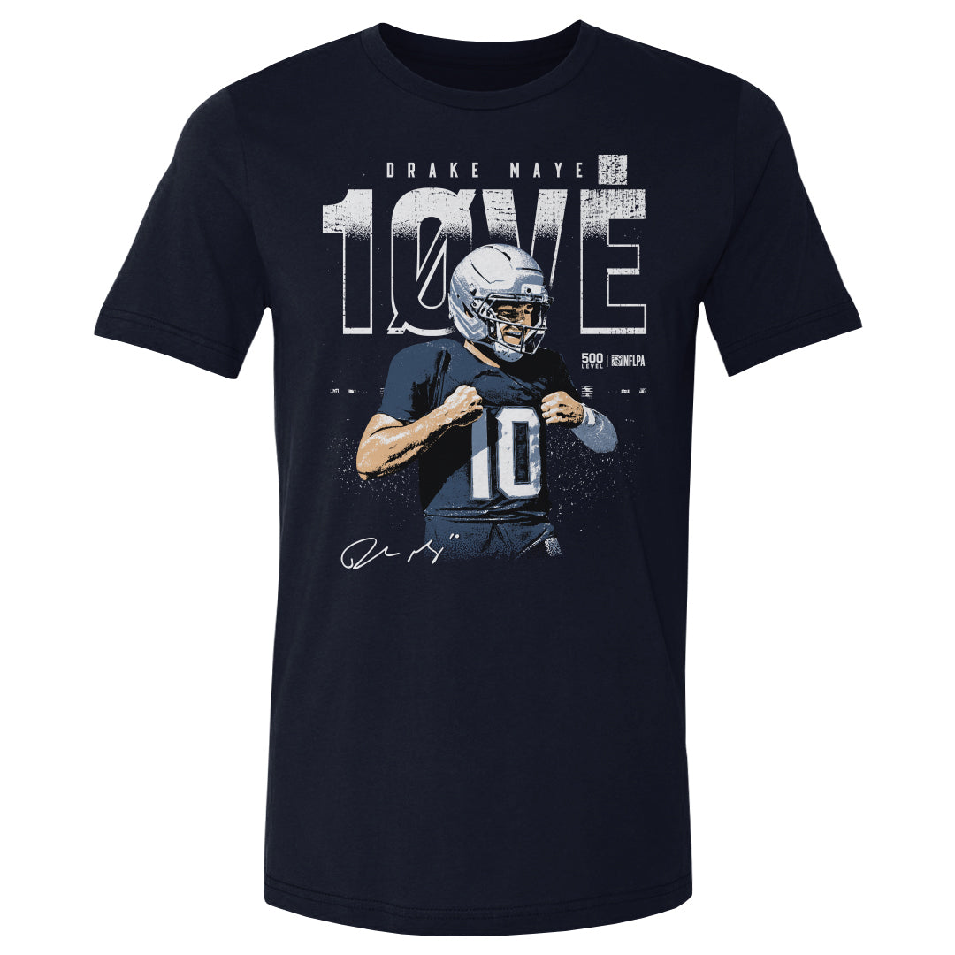 Drake Maye Men's Cotton T-Shirt | 500 LEVEL