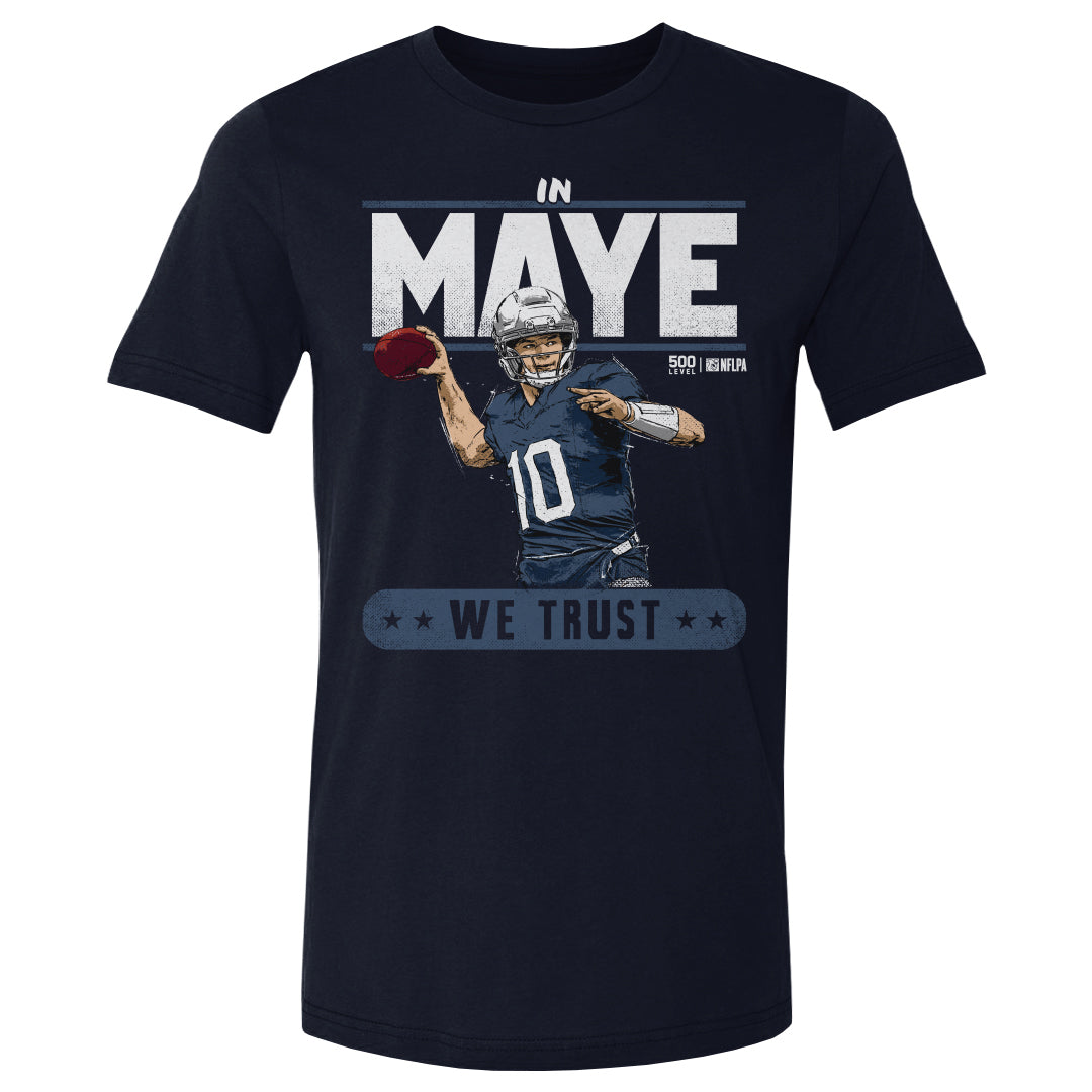 Drake Maye Men's Cotton T-Shirt | 500 LEVEL