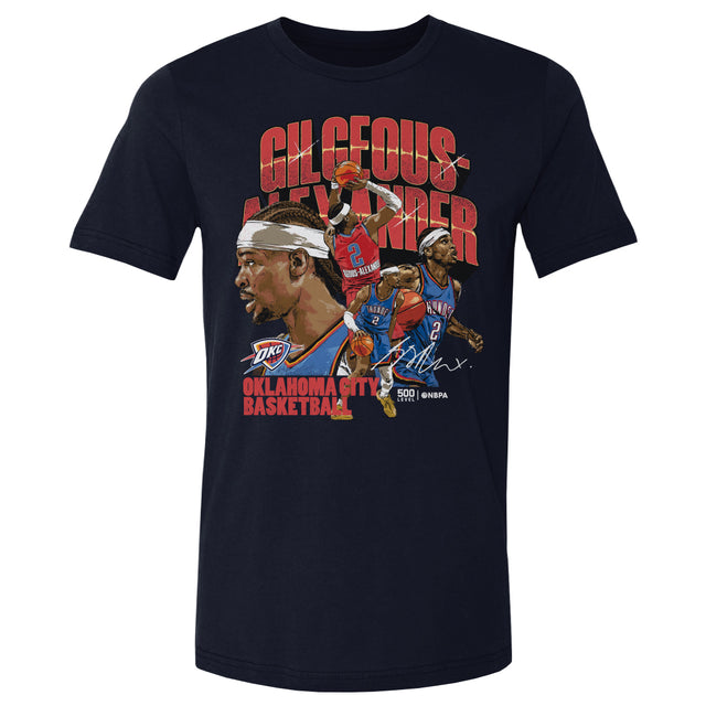 Shai Gilgeous-Alexander Men's Cotton T-Shirt | 500 LEVEL