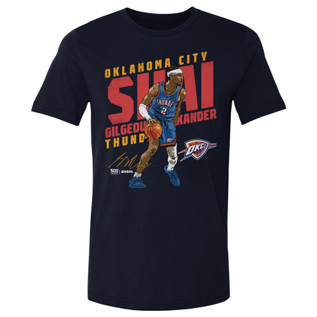 Shai Gilgeous-Alexander Men's Cotton T-Shirt | 500 LEVEL