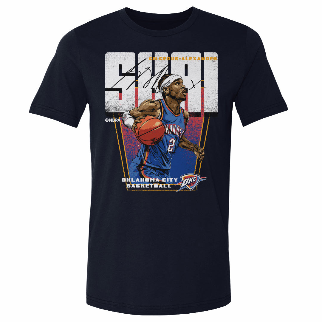 Shai Gilgeous-Alexander Men's Cotton T-Shirt | 500 LEVEL