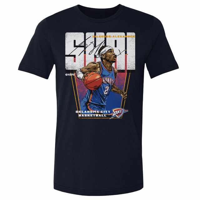 Shai Gilgeous-Alexander Men's Cotton T-Shirt | 500 LEVEL