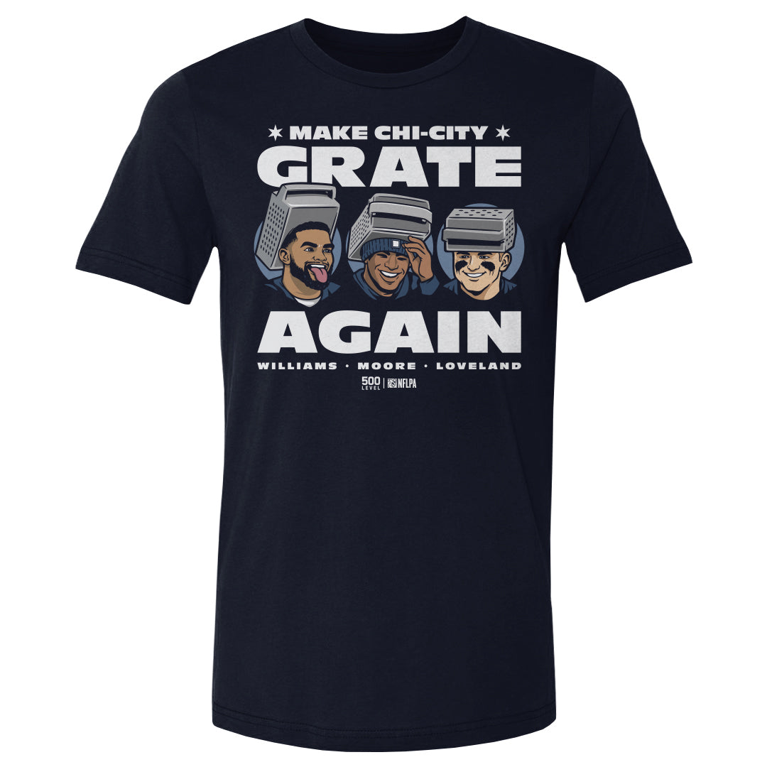 Caleb Williams Men's Cotton T-Shirt | 500 LEVEL