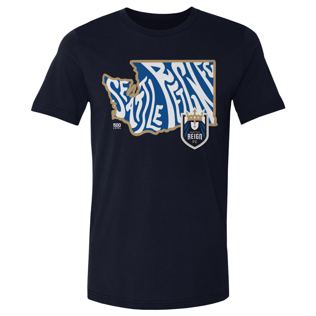 Seattle Reign FC Men's Cotton T-Shirt | 500 LEVEL