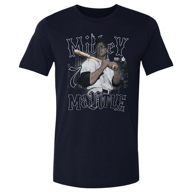 Mickey Mantle Men's Cotton T-Shirt | 500 LEVEL