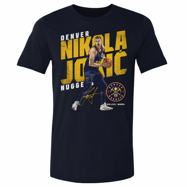 Nikola Jokic Men's Cotton T-Shirt | 500 LEVEL