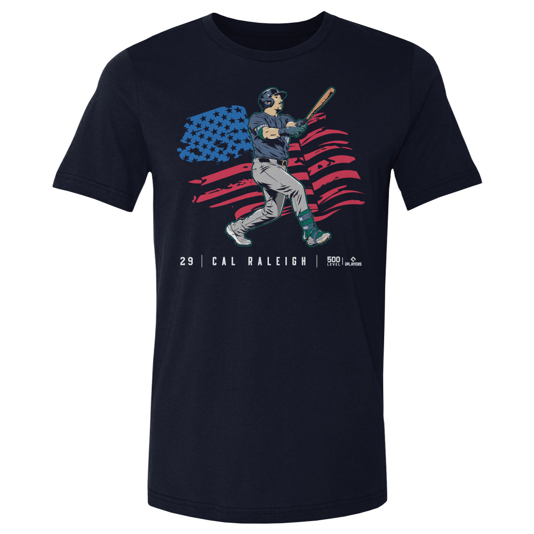 Cal Raleigh Men's Cotton T-Shirt | 500 LEVEL