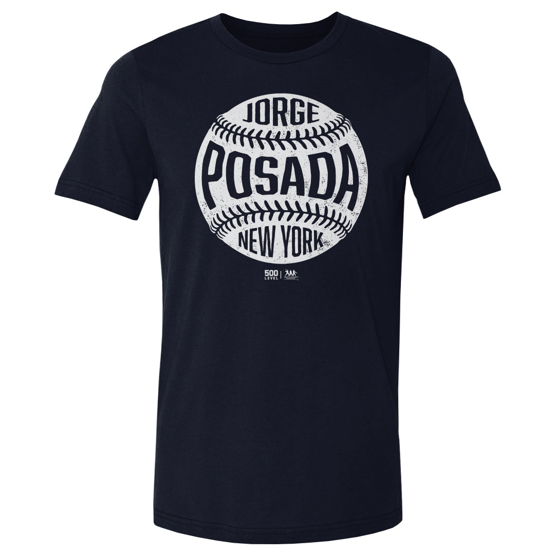 Jorge Posada Men's Cotton T-Shirt | 500 LEVEL