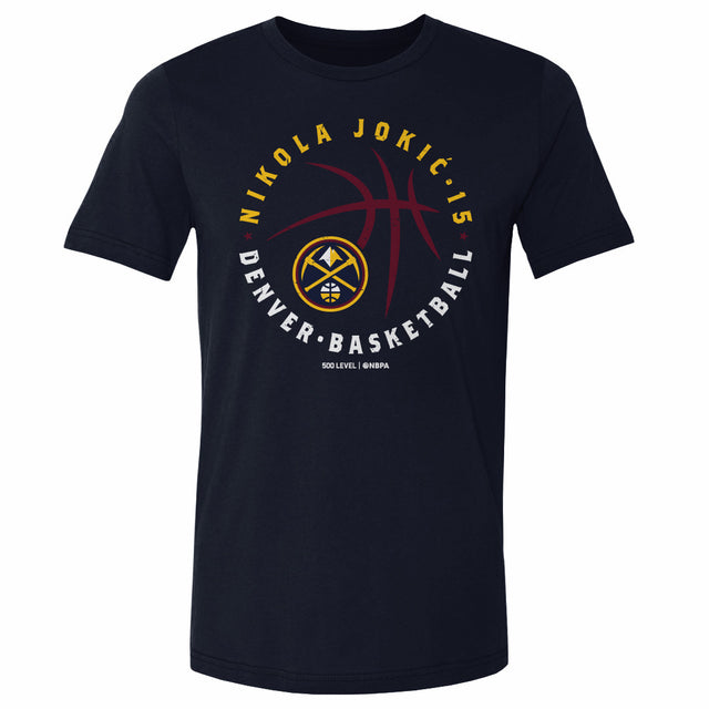 Nikola Jokic Men's Cotton T-Shirt | 500 LEVEL