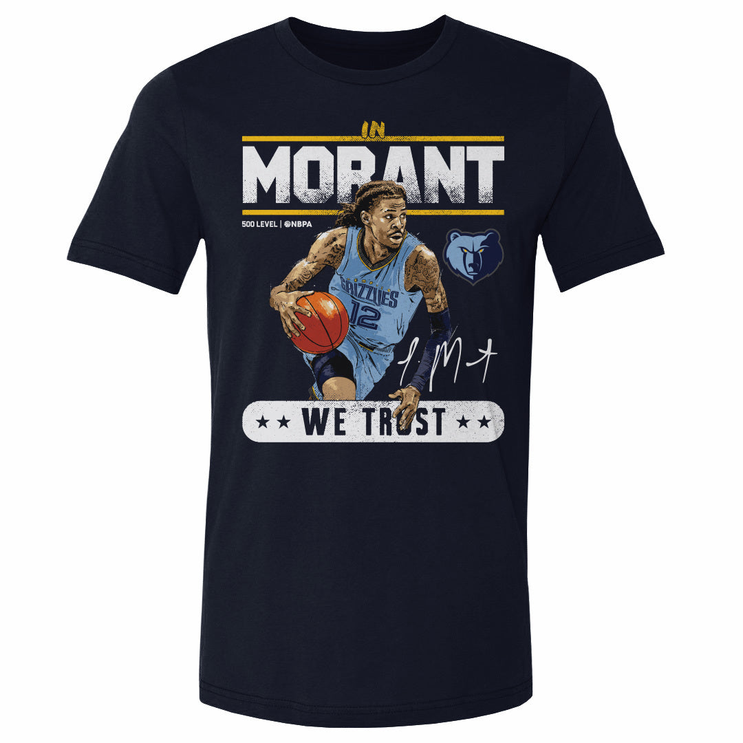 Ja Morant Men's Cotton T-Shirt | 500 LEVEL
